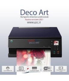 STAMPANTE ALIMENTARE PROFESSIONALE DECO ART - VERSIONE 2021 - NERA -
