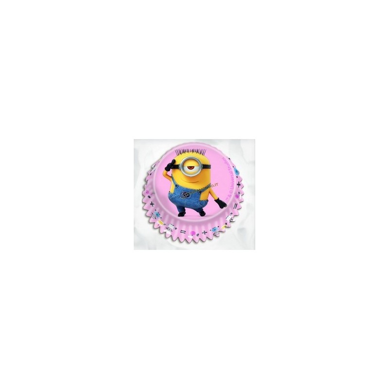 PIROTTINI DI CARTA PER MUFFINS - MINIONS - 24 PZ