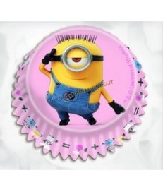 PIROTTINI DI CARTA PER MUFFINS - MINIONS - 24 PZ