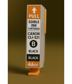 CLI-521Bk CARTUCCIA CON INCHIOSTRO ALIMENTARE COMPATIBILE CANON CLI-5
