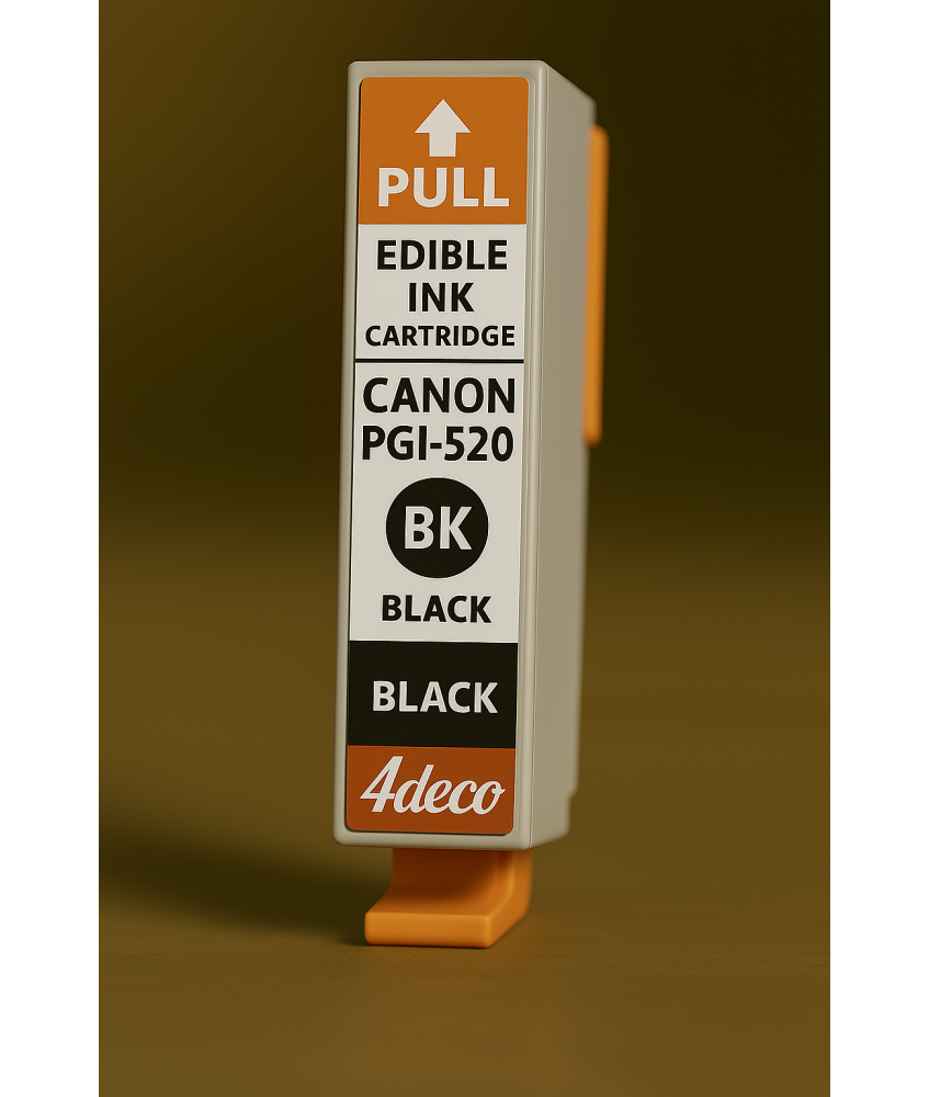 PGI-520Bk CARTUCCIA CON INCHIOSTRO ALIMENTARE COMPATIBILE CANON PGI-5