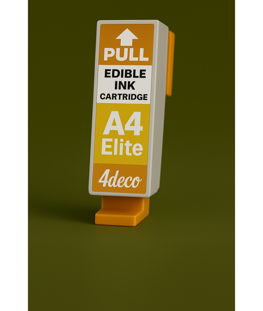 Inchiostro Commestibile Decojet A4 Elite Giallo per Torte