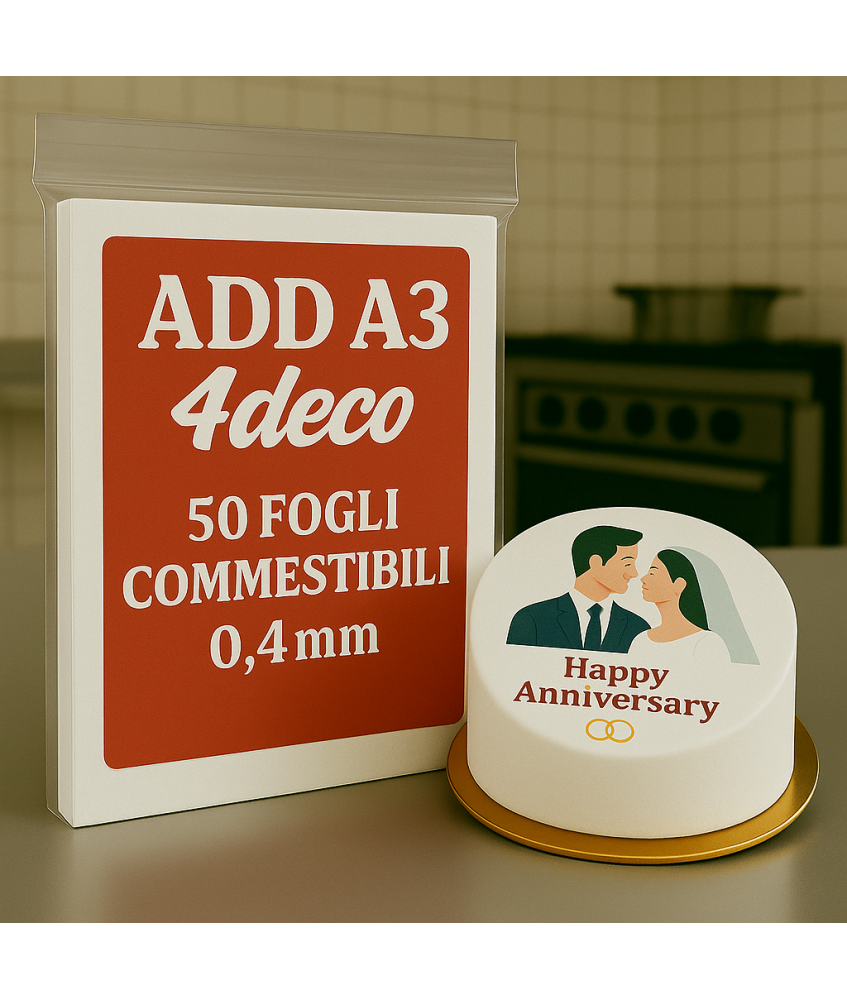 ADD A3 Cialda Media 0.40mm per Torte