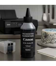 Inchiostro Alimentare Canon Alta Qualità – 120ml – Nero