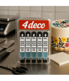 KIT PULIZIA PER STAMPANTE DECOJET C2 - COMPOSTO DA 5 CARTUCCE CON LIQ