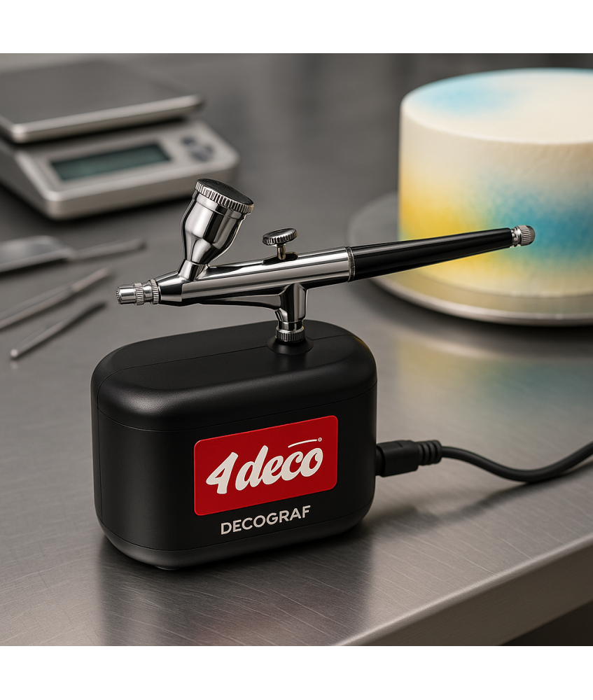 DECO GRAF MINI - AEROGRAFO - CON PISTOLA - ADATTO PER INCHIOSTRO ALIM