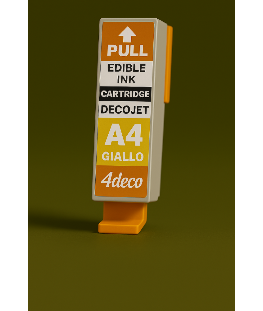Cartuccia Vuota Modecor Decojet A4 Inchiostro Commestibile Giallo