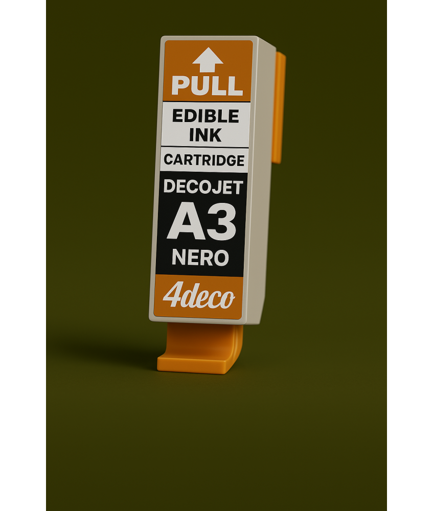 Cartuccia Vuota Modecor Decojet A3 Inchiostro Commestibile Nero