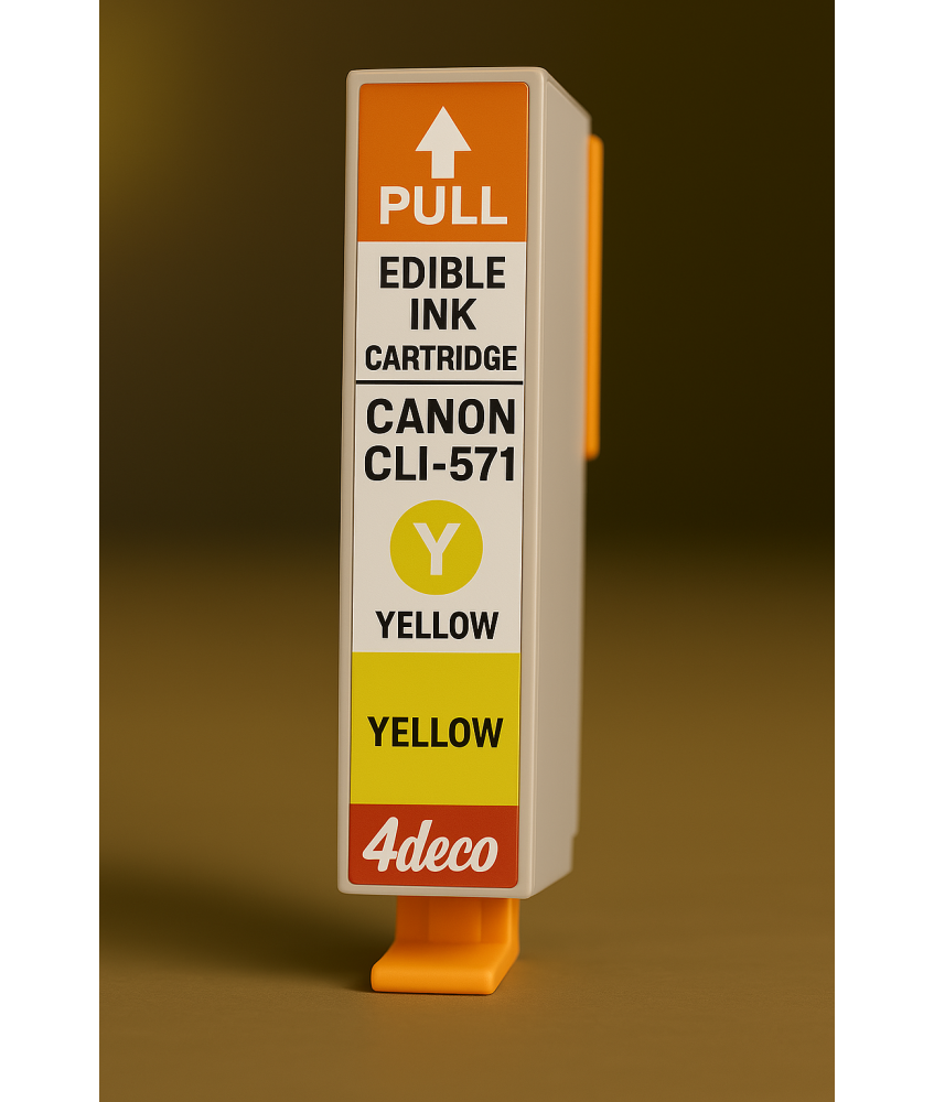 Cartuccia Vuota CLI-571 Inchiostro Commestibile Canon Giallo