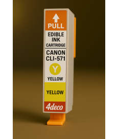 Cartuccia Vuota CLI-571 Inchiostro Commestibile Canon Giallo
