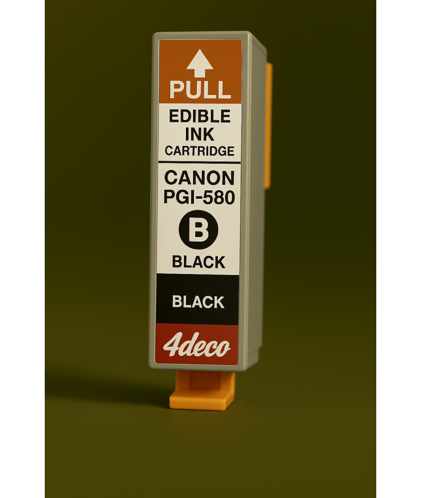 Cartuccia Vuota PGI-580 Inchiostro Commestibile Canon Nero