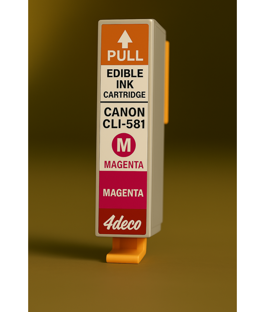 Cartuccia Vuota CLI-581 Inchiostro Commestibile Canon Magenta