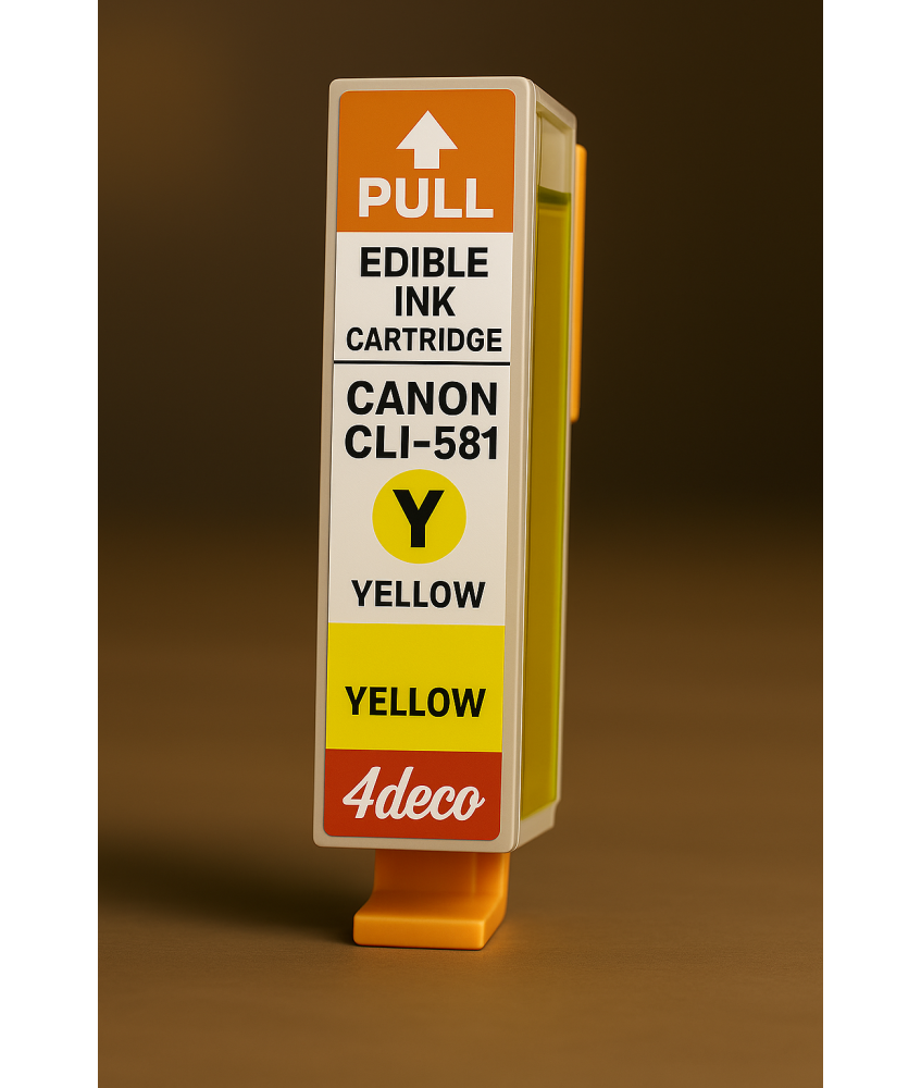 Cartuccia CLI-581 Inchiostro Commestibile Canon Giallo