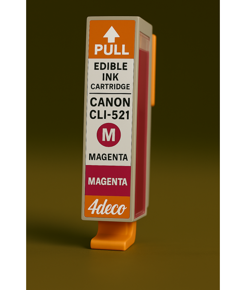 Inchiostro Commestibile CLI-521M Magenta con Chip Canon