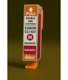 Inchiostro Commestibile CLI-521M Magenta con Chip Canon