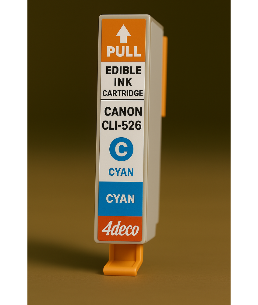 Cartuccia Vuota CLI-526 Con Chip Inchiostro Commestibile Ciano
