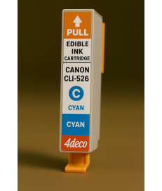 Cartuccia Vuota CLI-526 Con Chip Inchiostro Commestibile Ciano