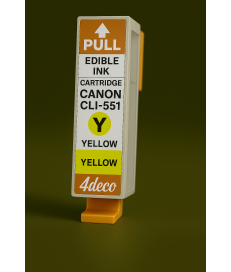 Cartuccia Vuota CLI-551 Inchiostro Commestibile Canon Giallo