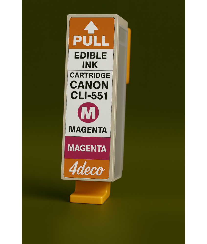 Cartuccia Vuota CLI-551 Inchiostro Commestibile Canon Magenta