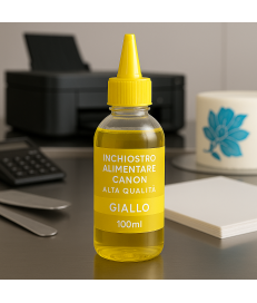 Inchiostro Alimentare per Stampanti Canon – Giallo – Alta Qualità e Sicurezza Alimentare