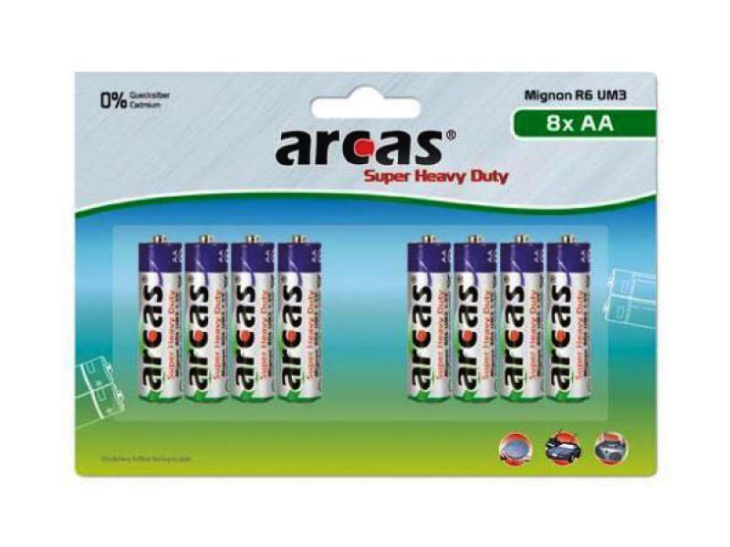 Batteria Arcas R06 Mignon AA (8 pz.)