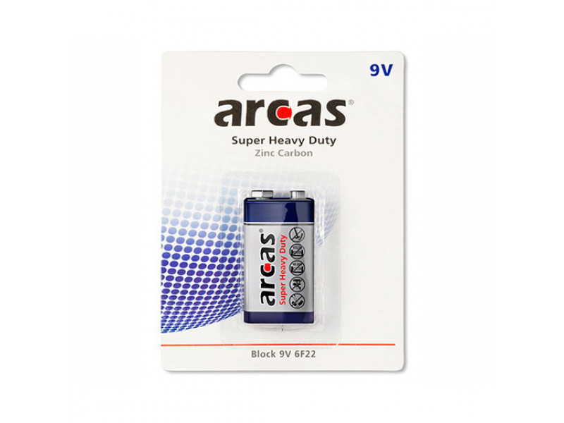 Blocco batteria Arcas 9V (1 pz.)