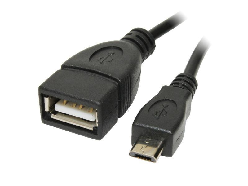 Adattatore Reekin OTG - Cavo da micro USB B/M a USB A/F da 0,20 m