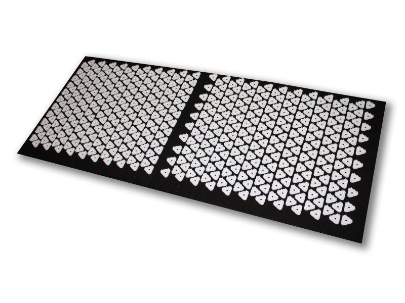 Tappetino per digitopressione Shanti / tappetino per unghie (120 x 50 cm, nero)