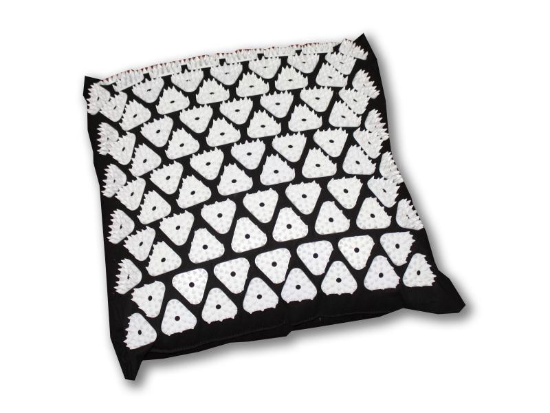 Cuscino per Digitopressione Shanti / Cuscino per Unghie (34 x 34 x 11 cm, Nero)
