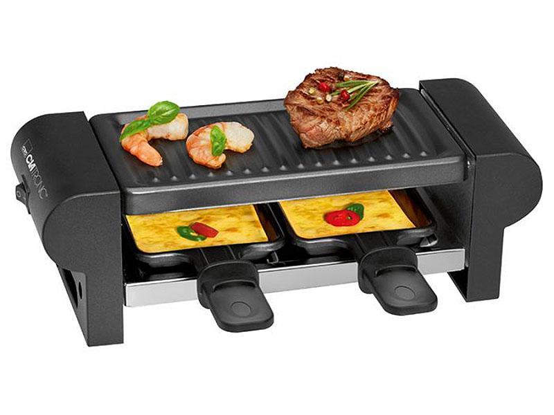 Griglia per raclette Clatronic per 2 persone RG 3592 nera