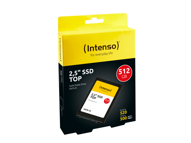 INTENSO SOLID STATE DRIVE SSD TOP 25" 512GB SATA-III 3812450