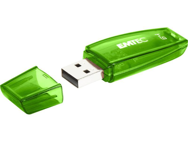 Chiavetta USB 64GB EMTEC C410 (Verde)