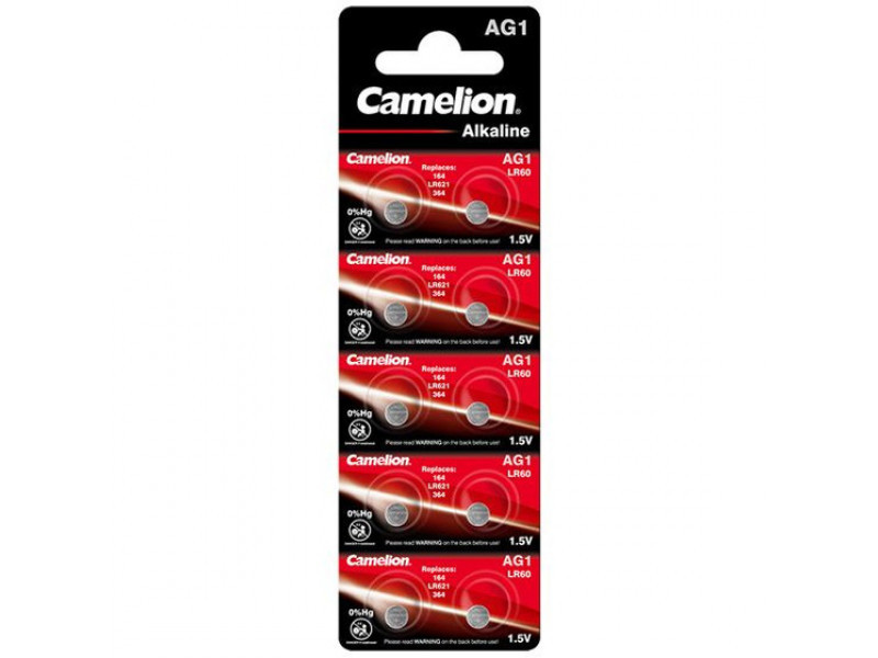 Batteria Camelion Alkaline AG1 0% Mercurio/Hg (10 pz.)