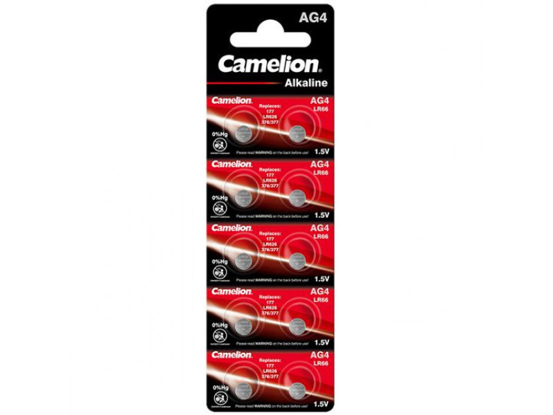 Batteria Camelion Alkaline AG4 0% Mercurio/Hg (10 pz.)