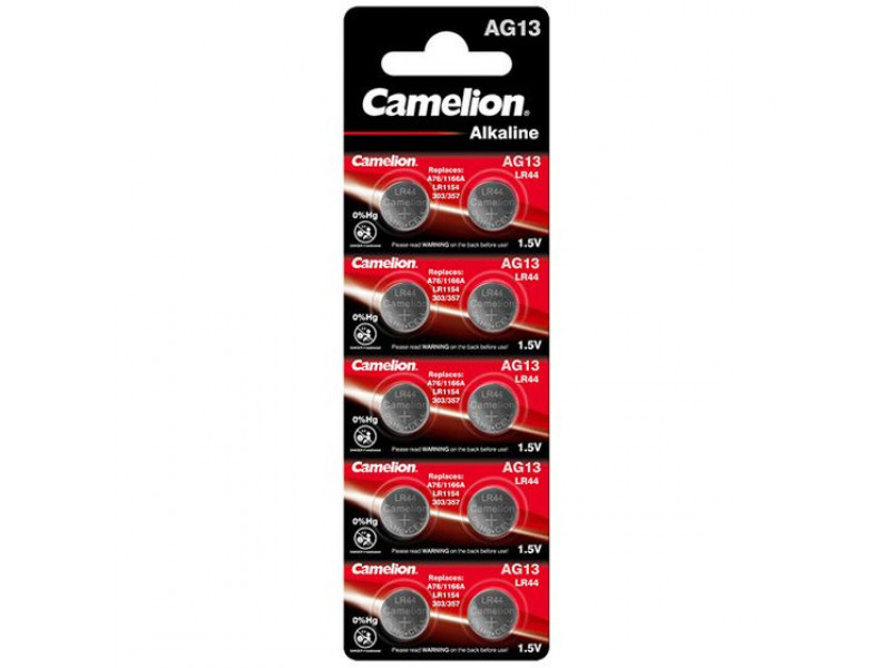 Batteria Camelion Alkaline AG13 0% Mercurio/Hg (10 pz.)