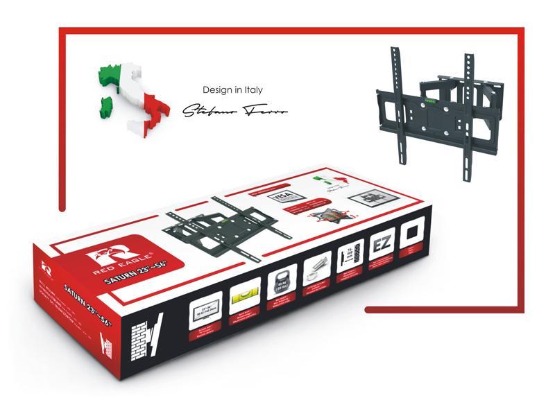 Supporto da parete Red Eagle per TV LED - SATURN 23-56