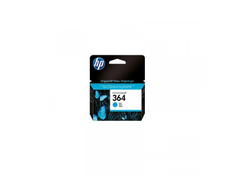 HP 364 Cyan Original Ink Cartridge - Ink - C - per HP DeskJet 3000 3500 series HP Photosmart B100 B200 C300 C400 5500 6500 7500