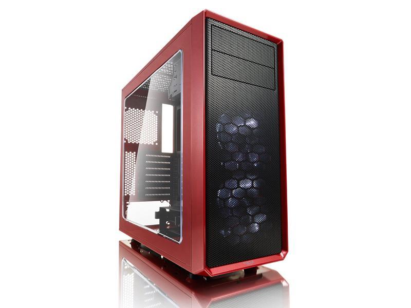 Focus di design frattale g - rosso (riccio, torre midi, finestra acrilica)