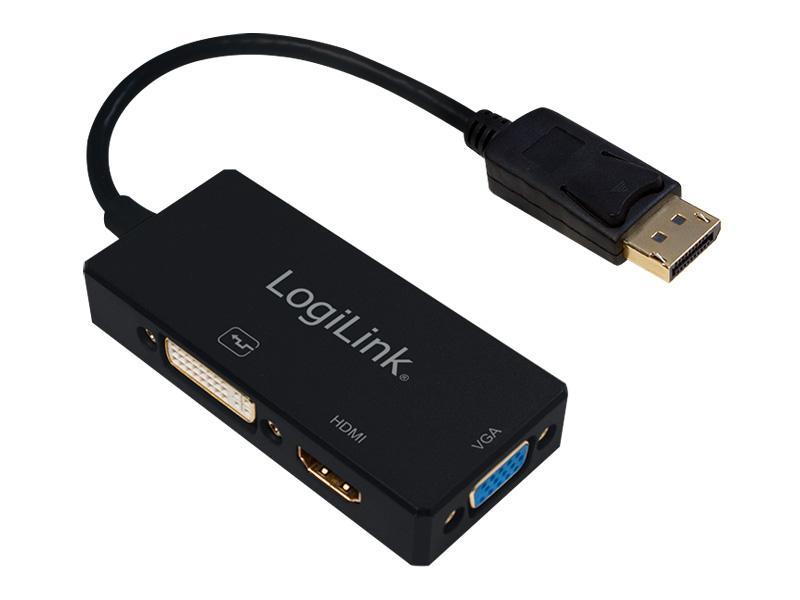 LogiLink Displayport 4K DVI/HDMI/VGA (VG0109)