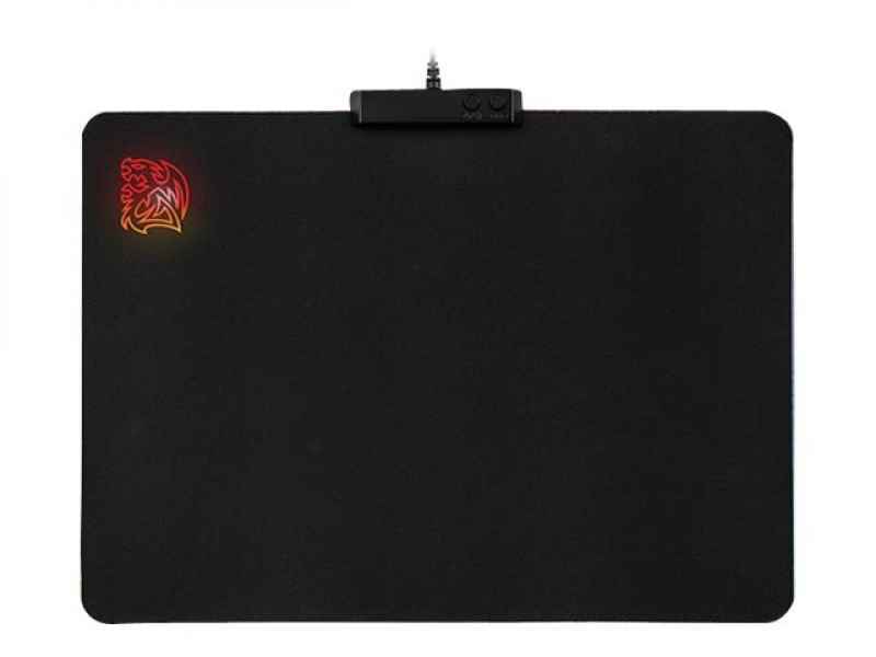 Tappetino per mouse Thermaltake TT ESPORTS Draconem RGB Cloth Edition superficie in plastica dura fondo MP-DCM