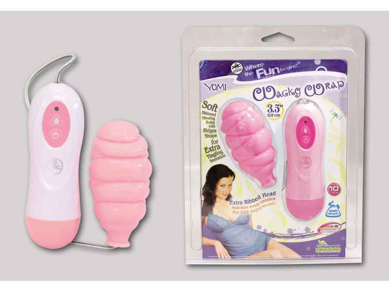 BULLET VIBRO WACKY WRAP, 10 FUNZIONI, ROSA, 8, 9CM