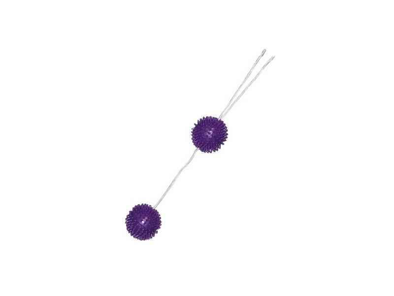 SFERE MORBIDE VIBRATONE, SFERE D'AMORE CON DOPPIE E PESO, VIOLA