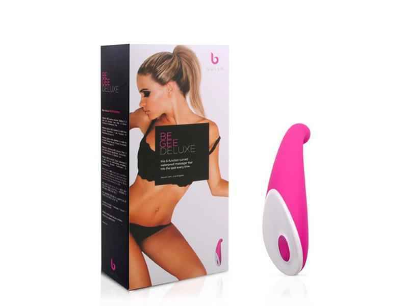 BEGEE DELUXE VIBE, 6 FUNZIONI, SILICONE, ROSSO MIRTILLO, 14CM