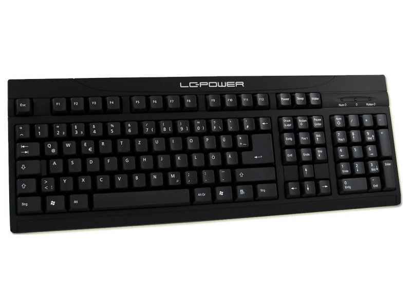 LC Power BK-902 Tastiera USB QWERTZ Tedesco Nero BK-902