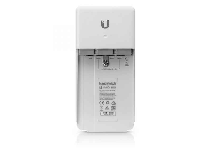 Ubiquiti N-SW Switch NanoSwitch 4x RJ45 1000Mb/s Passive PoE Outdoor