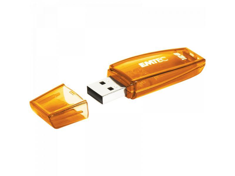 Chiavetta USB 128GB EMTEC C410 Blister (Arancione)