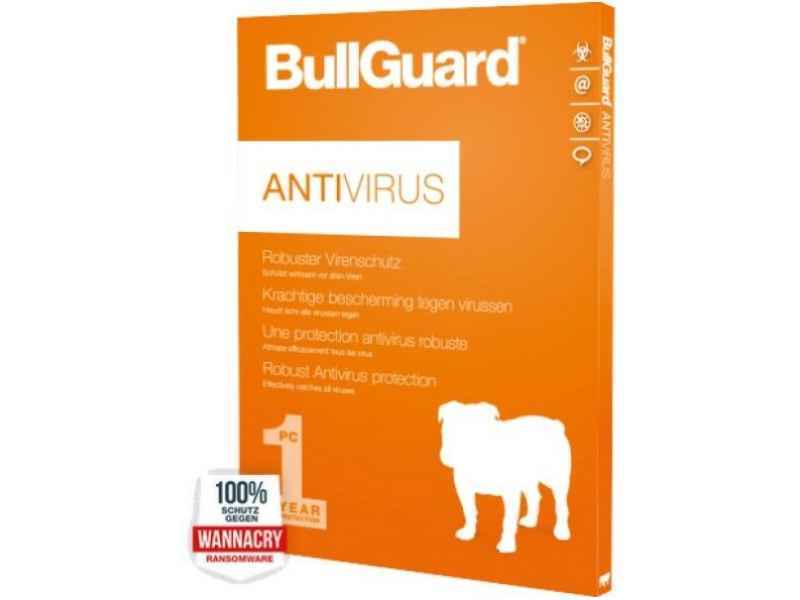BullGuard Antivirus 2018 Windows Retail 1 PC 1 anno BG1852