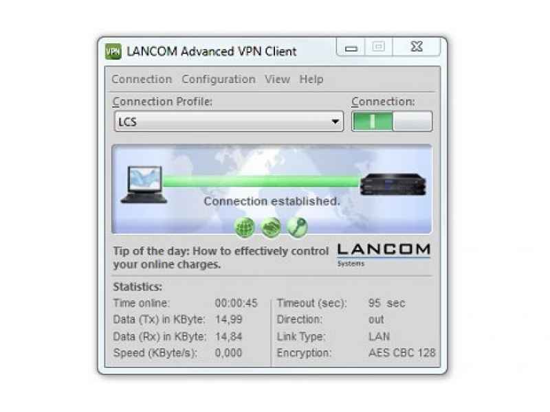 Lancom Advanced VPN Client (Windows) 61601
