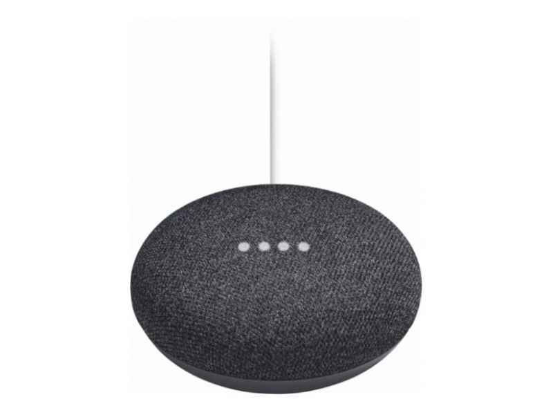 GOOGLE Home Mini altoparlante ad attivazione vocale (carbonio) GA00216-IT