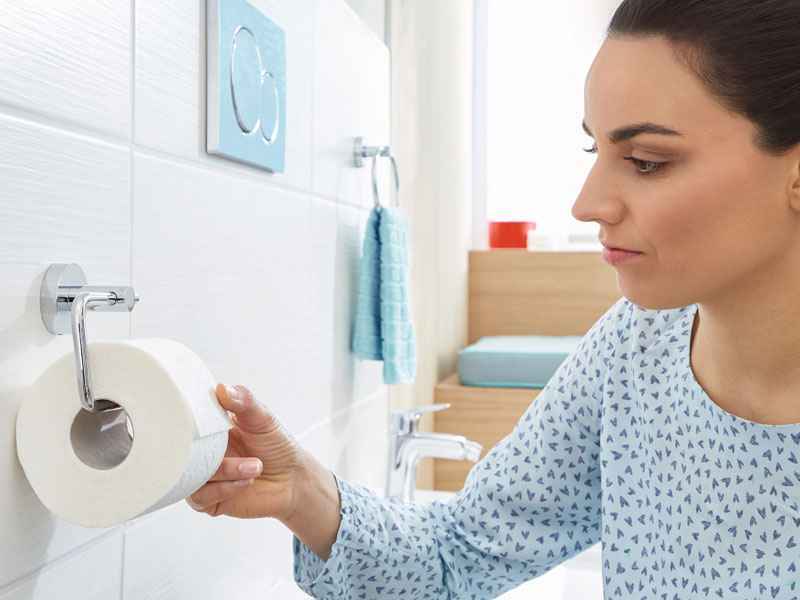 Tesa Smooz WC-Papierrollenhalter ohne Deckel